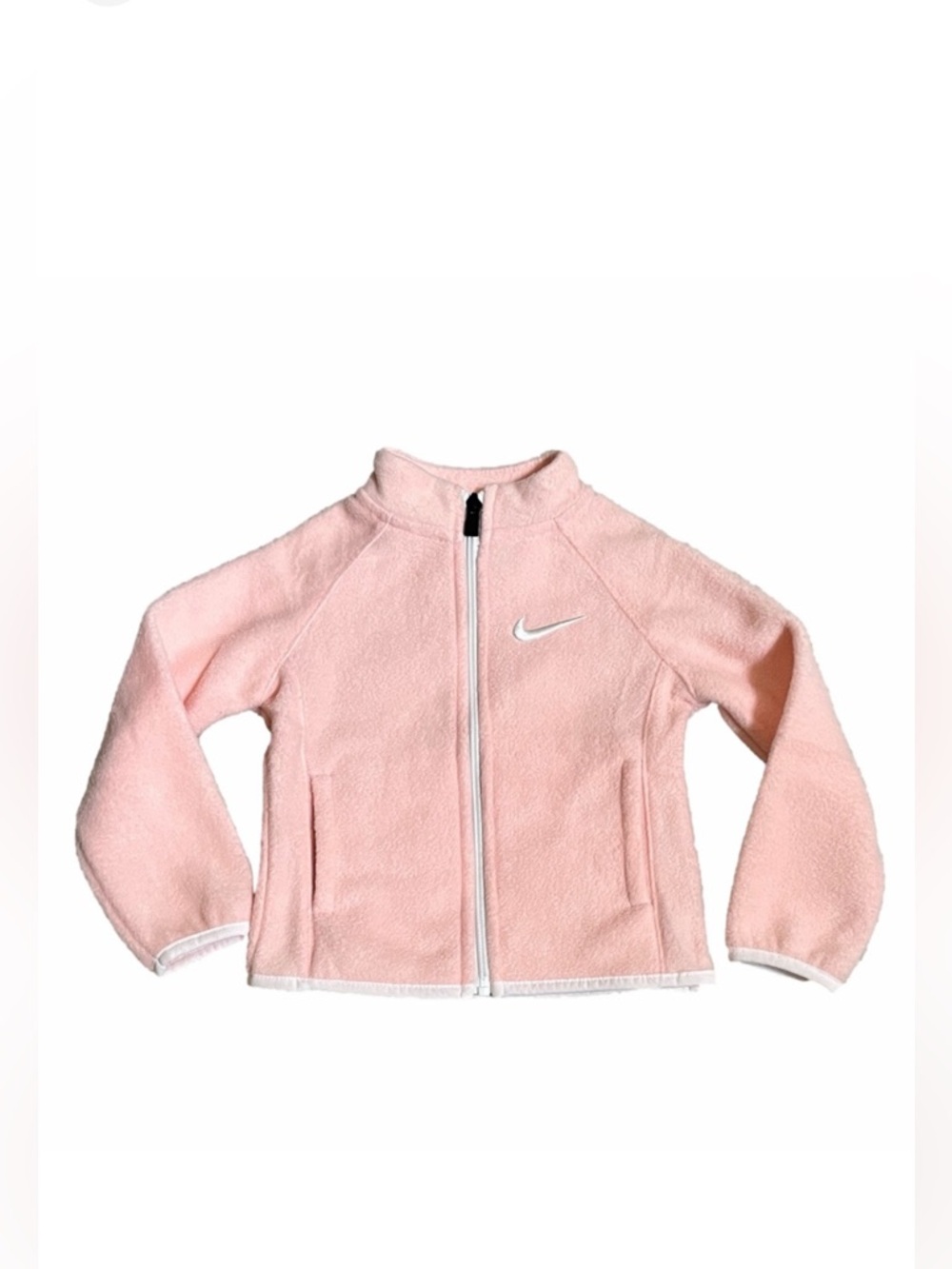 Nike Little Girls' Echo Pink Arctic High Pile Fleece Jacket—2T